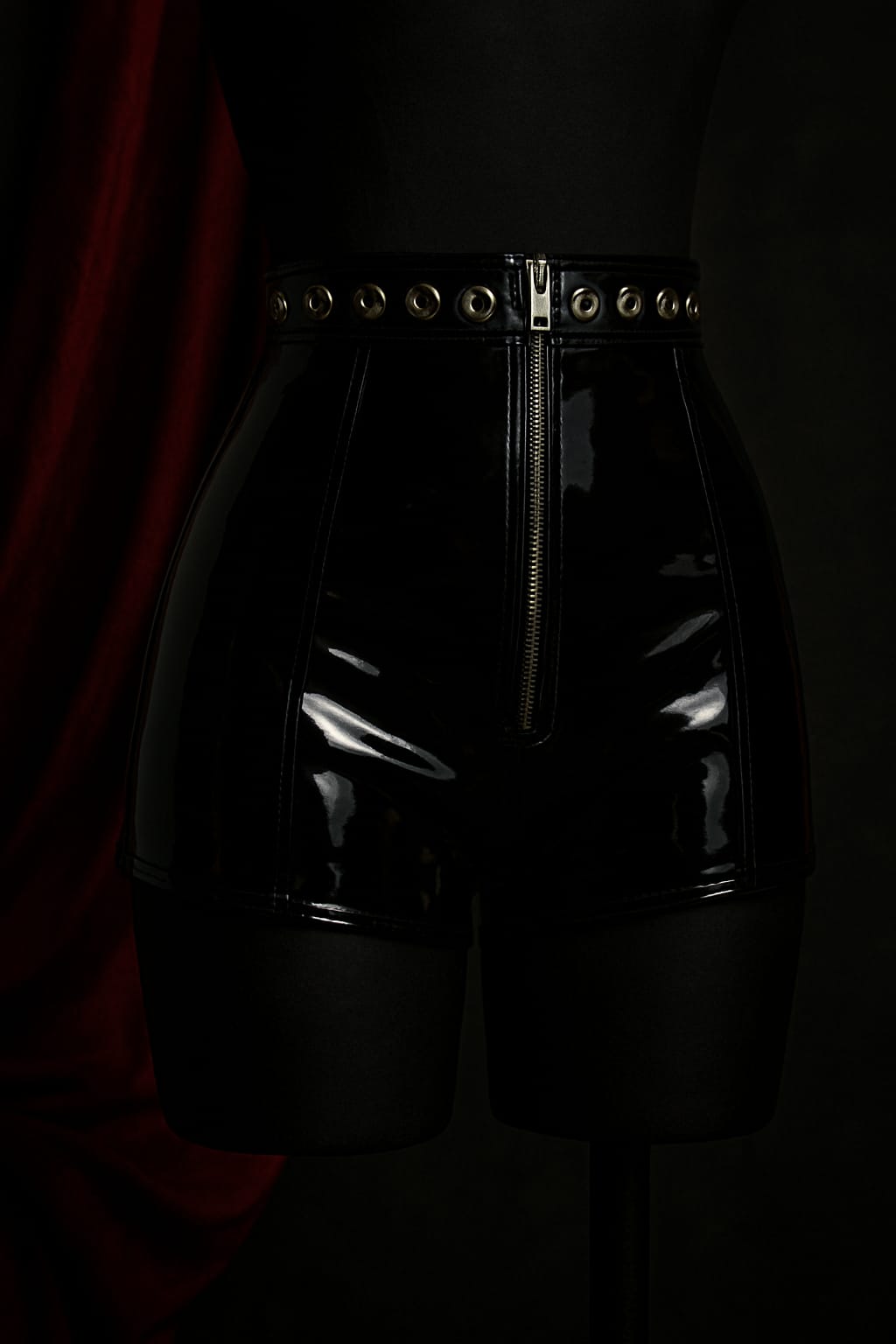 Vinyl Gothic Shorts