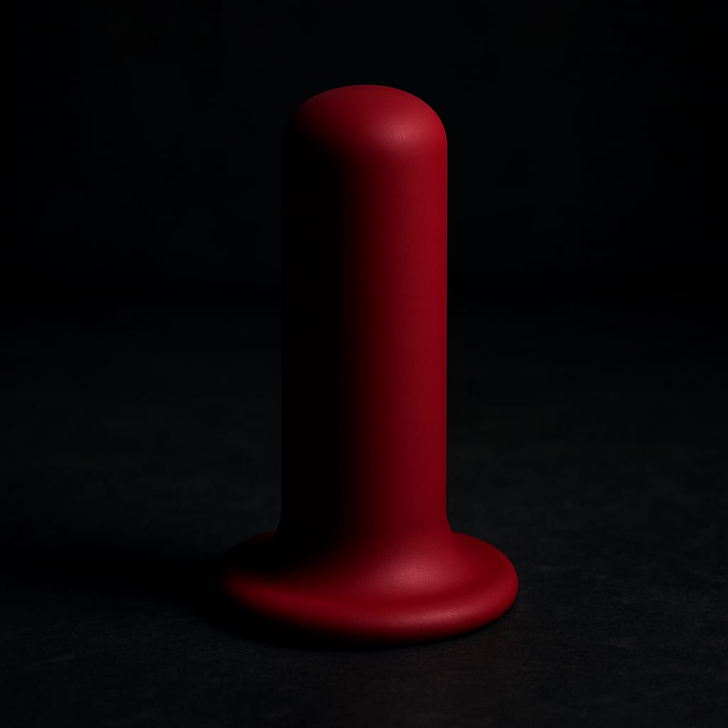 Crimson Silicone Strap-On Attachment