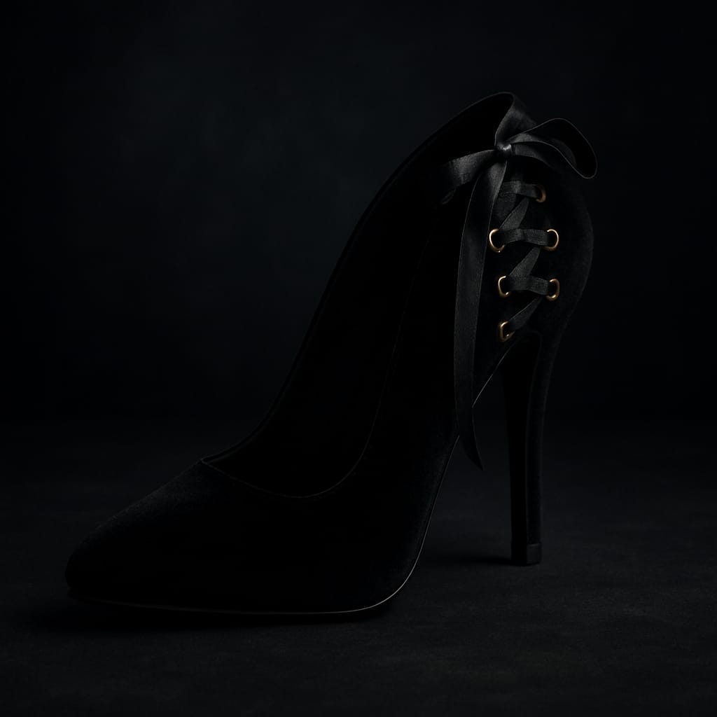 Corset Lace-Up Heels