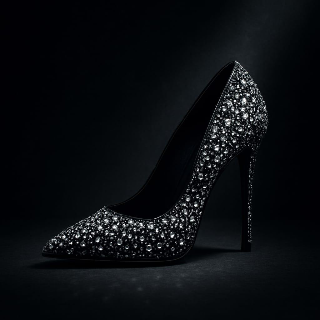 Crystal Stiletto Heels