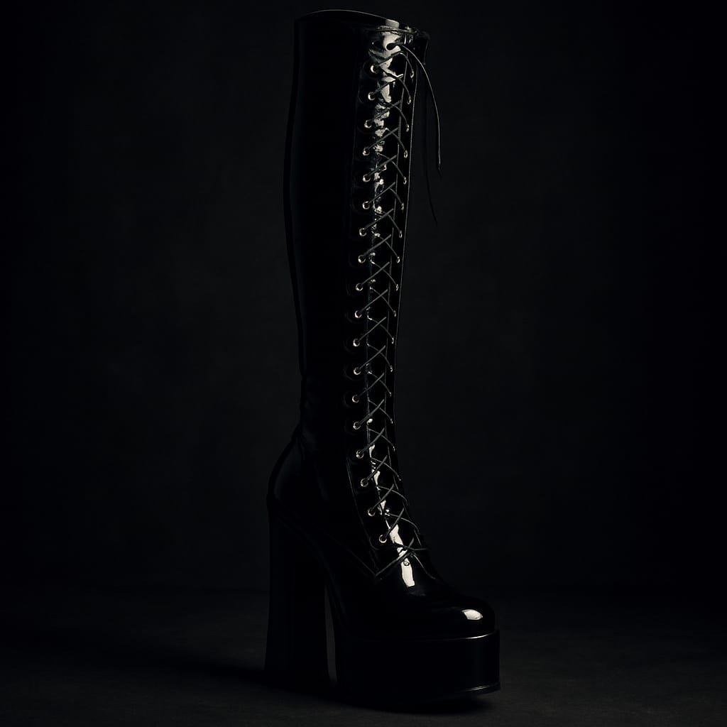 Patent Thigh-High Boots